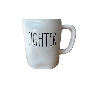 Rae Dunn Fighter Mug Magenta Artisan Collection Coffee Tea Breast Cancer